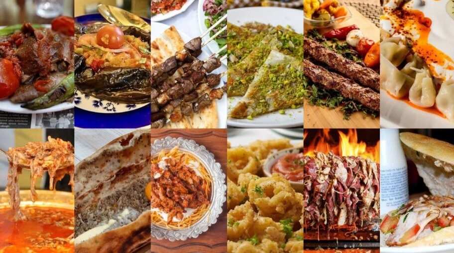 Traditional Turkish dishes