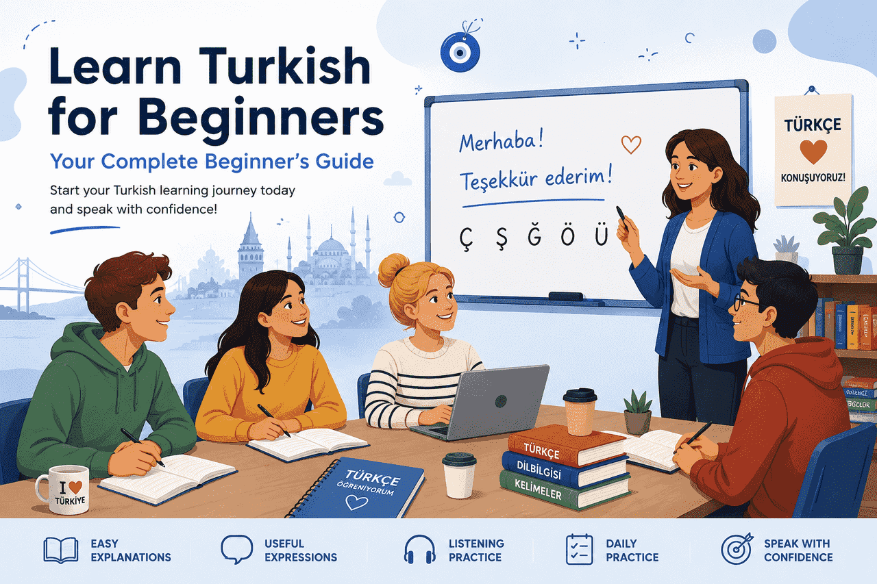 Learn Turkish for Beginners – Complete Beginner's Guide | TURKCESTAN